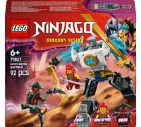 LEGO NINJAGO Zane's strijdmecha, Ninja Speelgoed voor 6 jaar en Ouder met 3 Mnif
