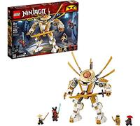 LEGO Ninjago Mech Dorato, Scena d'Azione con Lloyd, Wu e Il Generale Kozu, Set da Costruzione Ninja, 71702