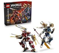 LEGO NINJAGO Mech Titanici Gemelli - Giocattolo Ninja con 2 Action Figure e 3 Mi