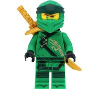LEGO Ninjago - Mini personaggio Lloyd (Legacy) con armatura a spalla e spade