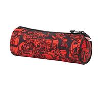 LEGO® NINJAGO® RED Astuccio Tombolino, Ampio Scomparto Centrale, Chiusura Centrale a Zip - Rosso