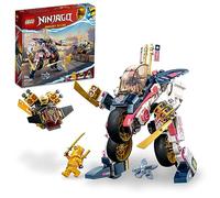 LEGO NINJAGO Sora’s Transforming Mech Bike Racer 71792 Ninja Toy Building Set for Kids, Featuring a Ninja Bike Racer Mech, Baby Dragon and 3 Minifigures, Christmas Toy for Kids Ages 8 and UpQ