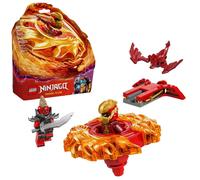 Lego ninjago 71823 spinner del drago spinjitzu di kai - trottola giocattolo con 2 minifigure e armi, giochi per bambini 6+