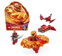 Lego ninjago 71823 spinner del drago spinjitzu di kai - trottola giocattolo con 2 minifigure e armi, giochi per bambini 6+