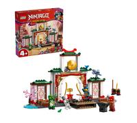 Lego ninjago 71831 tempio dello spinjitzu ninja - set giocattolo con 4 minifigure, drago, armi e accessori, giochi bambini 4+
