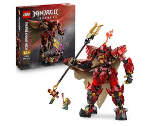 LEGO Ninjago The Fire Knight Mech Toy - Monstrosity Building Set with a Posable