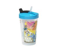 LEGO Ninjago Tumbler con cannuccia - Borraccia riutilizzabile e isolante per bambini | Pratica, sicura e con divertenti grafiche LEGO, Azur