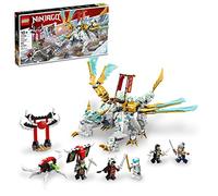 LEGO NINJAGO Zane's Ice Dragon Creature 71786, 2 in 1 Dragon Toy to Action Figure Guerriero, Kit di costruzione del modello, Set di costruzione per bambini con 5 Minifigure
