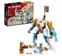 LEGO NINJAGO Zane's Power Up Mech EVO 71761,Set da gioco con giocattoli da battaglia ninja, NINJAGO Zane e una figura di serpente, kit di costruzione creativo per fan Ninja dai 6 anni in su (95 pezzi)
