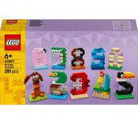Lego Birthday Numbers Construction Game 281 Pieces Multicolor Bambini