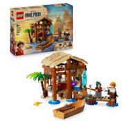 Lego one piece 75636 la capanna del villaggio foosha con barca giocattolo