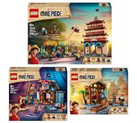 Lego One Piece 75636 - Set di 3 tende da circo Buggy dem Clown & 75638 Showdown im Arlong Park 75637