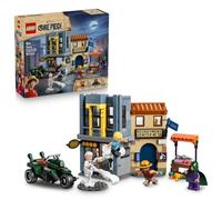 LEGO ONE PIECE Resa dei Conti con Capitano Smoker - Gioco Interattivo con 4 Minifigure tra cui Monkey D. Rufy e Sanji - Decorazione Camera da Letto - Regalo per Bambini e Bambine da 9 Anni - 75642