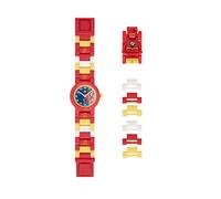 LEGO Orologio, rosso/giallo., LEGO DC Comics The Flash Watch, Orologio analogico costruibile