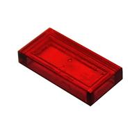 LEGO Parti e pezzi: Piastrella rosso trasparente 1x2 x20