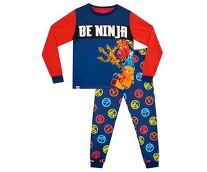 LEGO Pigiama Ninjago | Set Pigiama a Maniche Lunghe per Ragazzi | Abbigliamento Ninjago Bambino | Blu | 12-13 Anni