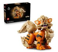 LEGO Pokémon Arcanine - Action Figure da Costruire per Adulti - Kit di Modellismo con Coda, Zampe e Testa Snodabili - Decorazione Stanza da Gaming Fai da Te - Idea Regalo per Gamer da Collezione 72160