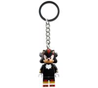 Lego 854302 - Portachiavi a forma di mini figurina Shadow the Hedgehog, colore: nero, Nero