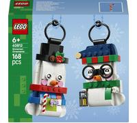 Lego - Pupazzi Di Neve Ornamentali - 40812, Multicolore Lego