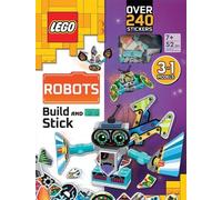 Lego(r) Books. Build and Stick: Robots (Copertina rigida)