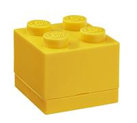 Lego RCL MB4 YL Mini scatoletta LEGO Lunch Box 4, Plastica, Giallo, 4,6 x 4,6 x 4,3 cm