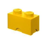 Lego Brick Lunch Box Giallo, 12.5x12.5x18 cm
