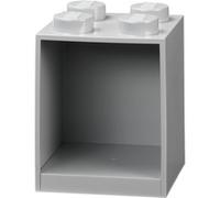 Room Copenhagen Mensola mattoncini LEGO 4 manopole, Grigio, 4 Bottoni