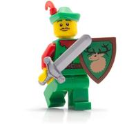 Lego Ritter Set di personaggi Forestman #1 con spada e scudo - Amplia il tuo castello di cavalieri con minifigure e armi