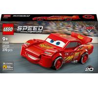 LEGO Speed Champions Saetta McQueen - Macchina da Corsa Giocattolo - Kit di Modellismo da Collezione - Idea Regalo Disney per Bambini e Bambine da 9 Anni in su Fan del Film Pixar Cars - 77255
