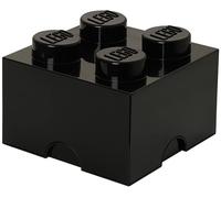 Lego Scrivania Cassetto 4 Manopole Impilabile Scatola Portaoggetti Nero