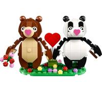 LEGO Set Love Bears 40821, 287 Pezzi, Orsetti con Cuore per San Valentino