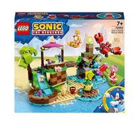 LEGO Sonic the Hedgehog 76992 LIsola del Soccorso Animale di Amy Giocattolo con 6 Personaggi Regalo per Bambini dai 7 Anni