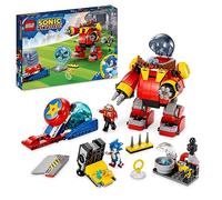 LEGO Sonic the Hedgehog Sonic vs. Robot Death Egg del Dr. Eggman, Gioco per Bambini e Bambine da 8 Anni con Sfera della Velocità, Sistema di Lancio e 6 Personaggi, Idea Regalo di Compleanno 76993