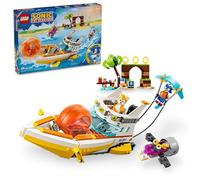 LEGO Sonic The Hedgehog: Tails' Adventure Boat Set di costruzione giocattolo interattivo con personaggi sonici e sci d'acqua, regalo per ragazzi e ragazze dagli 8 anni in su, 76997
