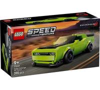 LEGO Speed Champions Sports Car Dodge Challenger SRT Hellcat - Modellino di Auto da Corsa - Macchina Giocattolo con Minifigure del Pilota - Regalo da Collezione per Bambini da 9 Anni - 77237