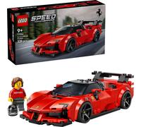 LEGO Speed Champions Ferrari SF90 XX Auto Sportiva Stradale - Macchina Giocattolo con Minifigure da Collezione - Idea Regalo di Compleanno per Bambini da 9 Anni Fan degli Sport Motoristici - 77254
