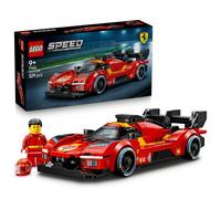 LEGO Speed Champions Ferrari 499P Macchina Giocattolo - Modello STEM di Auto da Corsa con Minifigure da Collezione - Gadget Sportivo Regalo per Bambini da 9 Anni in su e per Fan dei Motorsport - 77261