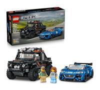 LEGO Speed Champions Jaguar Project 7 e Land Rover Defender - Kit di Modellismo STEM con 2 Macchine Giocattolo e 2 Minifigure di Piloti - Regalo di Compleanno per Bambini da 10 Anni in su - 77264