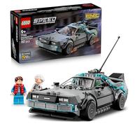 LEGO Speed Champions Macchina del Tempo di Ritorno al Futuro Giocattolo - Kit Modellino di Auto con Minifigure di Doc Brown e Marty McFly - Regalo per Bambini, Bambine e Fan del Film da 9 Anni - 77256