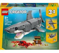 LEGO® Creator Squalo Pericoloso con Forziere del Tesoro 31381
