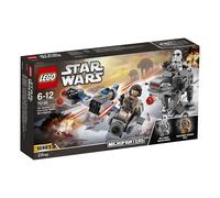 Lego Star Wars 75195 Ski Speeder contro Microfighter First Order Walker Nuovo