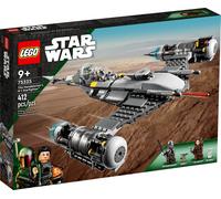 lego star wars - starfighter n-1 del mandaloriano - lego 75325 set con personaggi baby yoda e droid anni 9+