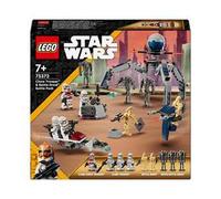 LEGO STAR WARS 75372 BATTLE PACK CLONE TROOPER E BATTLE DROID CON VEICOLO GIOCATTOLO SPEEDER BIKE, IDEA REGALO BAMBINI 7+ ANNI