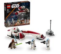 Lego star wars 75378 la fuga del barc speeder, giocattolo dal film the mandalorian, giochi per bambini 8+ con grogu (baby yoda)