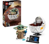 LEGO Star Wars: The Mandalorian Grogu met zweefkinderwagen, bouwbare figuur, leu