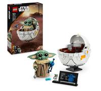LEGO Star Wars: The Mandalorian Grogu met zweefkinderwagen, bouwbare figuur, leu