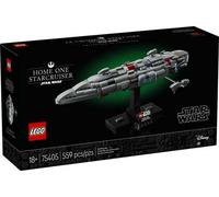 Lego star wars 75405 starcruiser home one, astronave da collezione con fregata medica nebulon-b, regalo adulti, uomo e donna