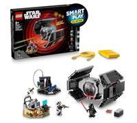 LEGO Star Wars 75421 Smart Play: Darth Vaders TIE Fighter, set interattivo all-in-1 con Smart Brick, giorno, minifigure e caricatore, regalo per ragazzi, ragazze a partire dagli 8 anni e adulti fan