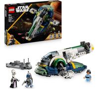 LEGO Star Wars 75433 Astronave di Jango Fett - Giocattolo da Esposizione con Ali che Ruotano e 3 Minifigure, tra cui Boba Fett - Regalo per Bambini da 9 Anni in su Fan dell'Attacco dei Cloni