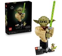 LEGO Star Wars 75438 Yoda Bust - Display Model Kit for Adults w/Green Lightsaber